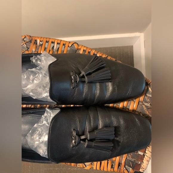 Céline Square Toe Tassel Loafers - Picture 2 of 5